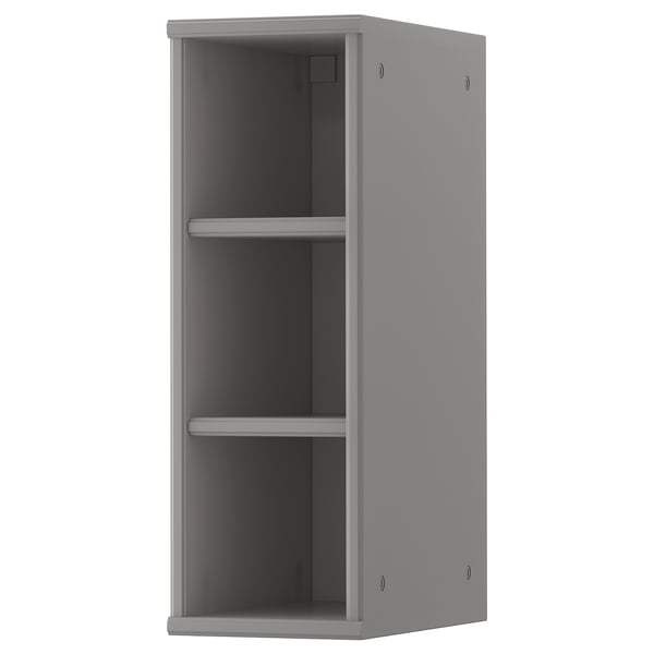 TORNVIKEN open cabinet, grey, 20x37x60 cm