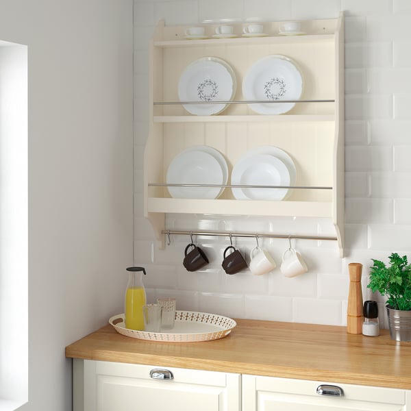 TORNVIKEN plate shelf, off-white, 80x100 cm