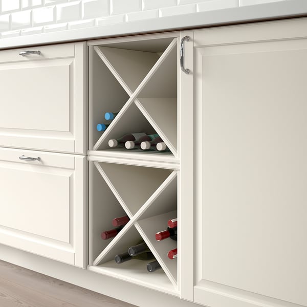 TORNVIKEN wine shelf, off-white, 40x37x40 cm
