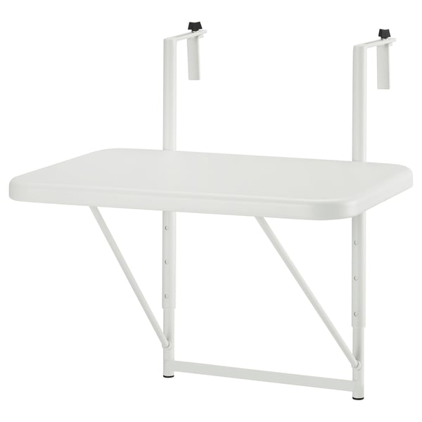 TORPARÖ balcony table, white, 50 cm