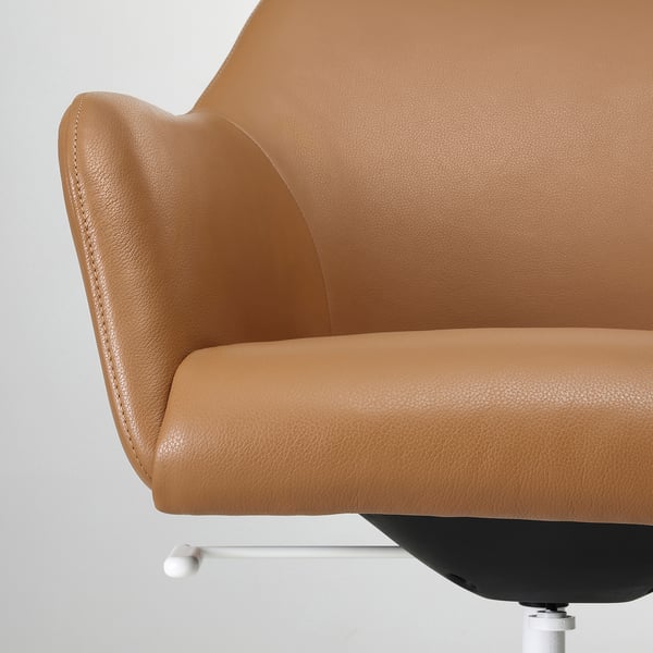 TOSSBERG / LÅNGFJÄLL conference chair, Grann light brown/white, 44x91x68 cm