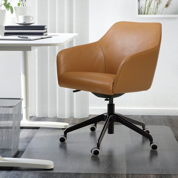 Ikea TOSSBERG / LÅNGFJÄLL - Meeting chair, Grann light brown/black ,