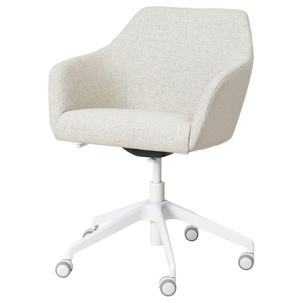 Ikea TOSSBERG / LÅNGFJÄLL - Meeting chair, Gunnared beige/white ,