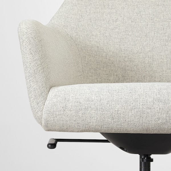 Ikea TOSSBERG / LÅNGFJÄLL - Meeting chair, Gunnared beige/black ,