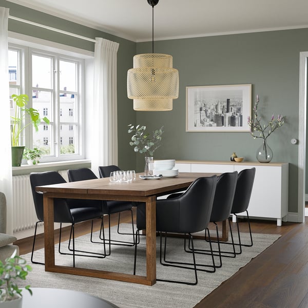TOSSBERG chair, metal black/Grann black, 61x82x53 cm