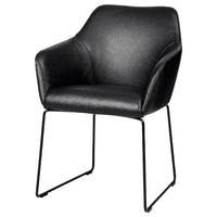 TOSSBERG chair, metal black/Grann black, 61x82x53 cm