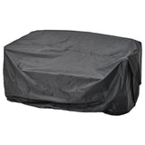 TOSTERÖ connectable cover f outdoor frntr, black, 283x300 cm