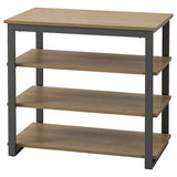 TRÄKUMLA console table, anthracite/oak, 49/172x84x75 cm