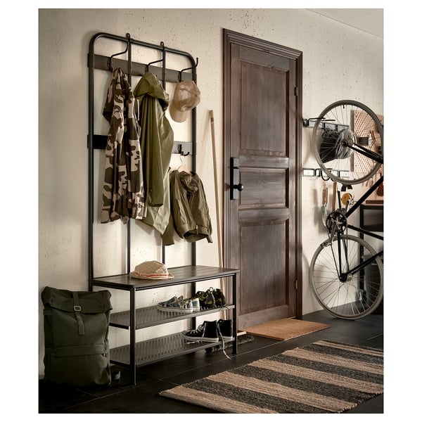 TRAMPA door mat, natural, 60x40 cm