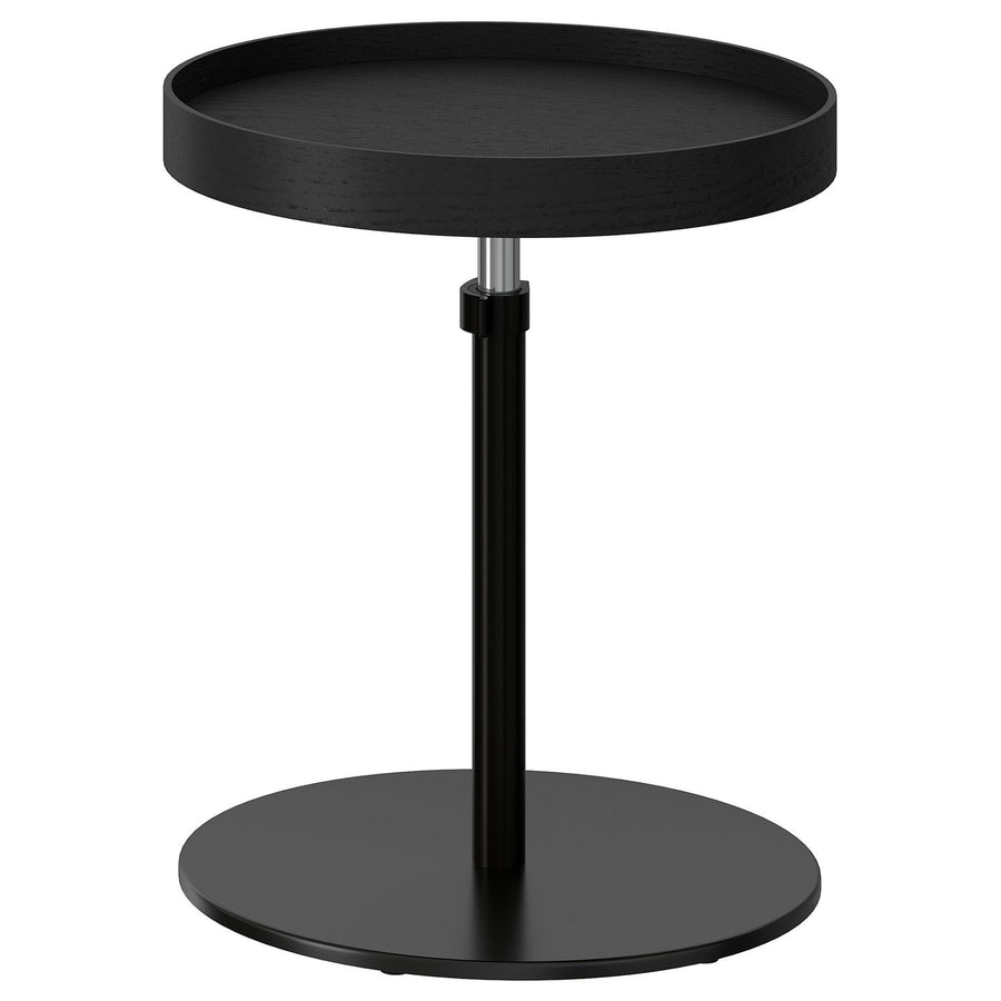 TRANERED side table, black, 44 cm