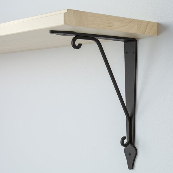 TRANHULT / KROKSHULT wall shelf, aspen, 80x20 cm