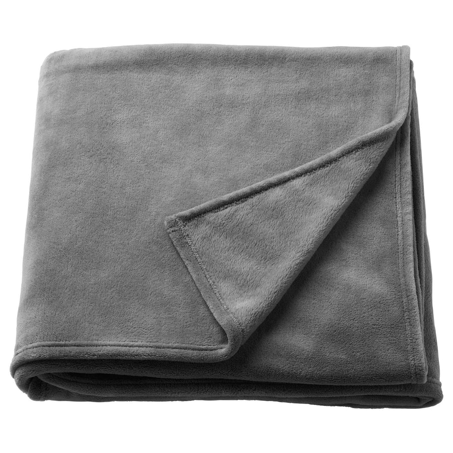 TRATTVIVA bedspread, dark grey, 150x250 cm