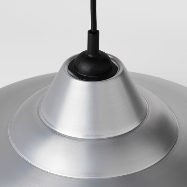 TRETTIOEN pendant lamp, aluminium-colour, 38 cm