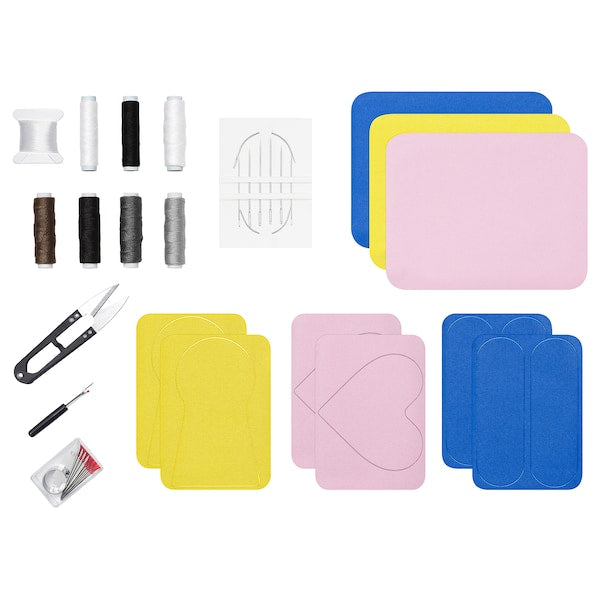 TRIXIG 39-piece mending kit, 18.4x14.1 cm