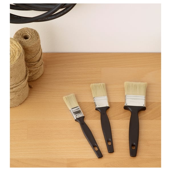TRIXIG paint brush, set of 3