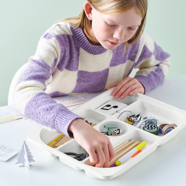 Ikea TROFAST - Combination with container/tray, white/white,34x44x56 cm