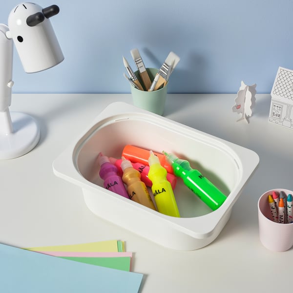 TROFAST storage box, white, 20x30x10 cm