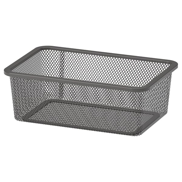 TROFAST mesh storage box, dark grey, 20x30x10 cm