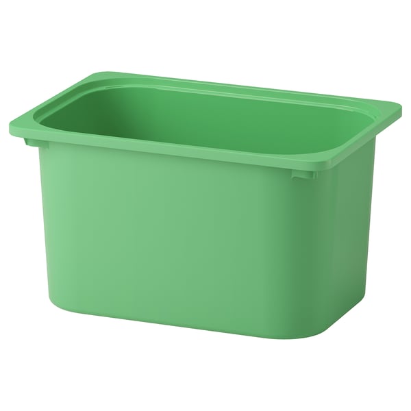 TROFAST storage box, bright green, 42x30x23 cm