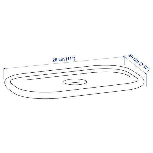 Ikea TROFAST - Lid, white,20x28 cm