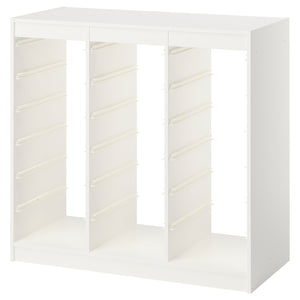 TROFAST frame, white/room divider, 99x94x44 cm