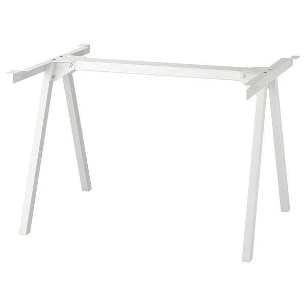 TROTTEN underframe for table top, white, 120x70x75 cm