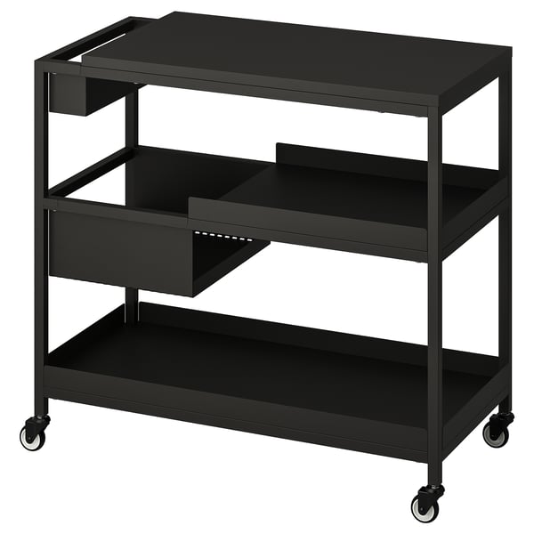 TROTTEN trolley, anthracite, 80x40 cm