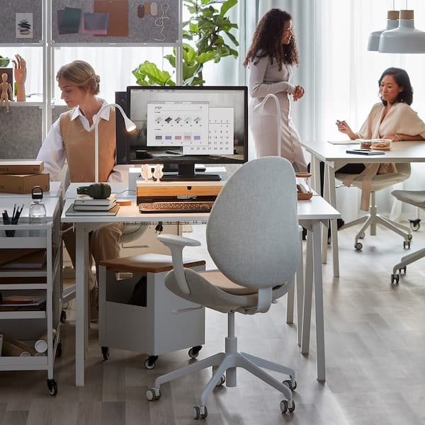 Ikea TROTTEN - Desk, white, 120x70 cm