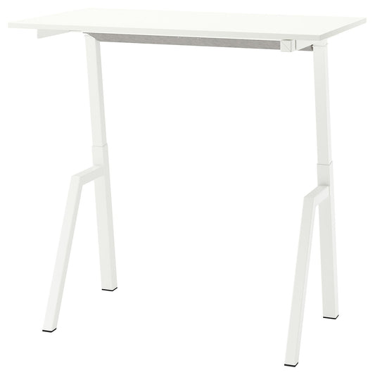 TROTTEN desk sit/stand, electric/white, 120x70 cm