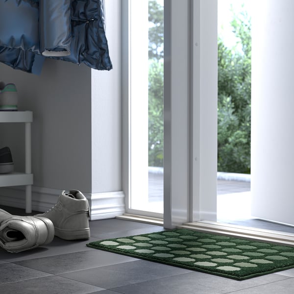TUNNELBANA door mat, dark green