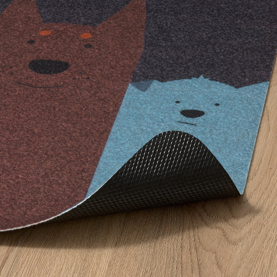 TURISTVÄG door mat, indoor, dog pattern, 40x60 cm