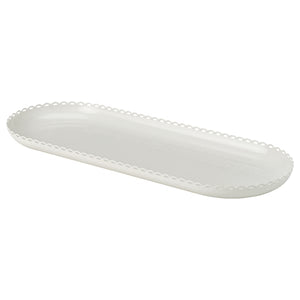 TURTURDUVA candle dish, off-white, 45x17 cm
