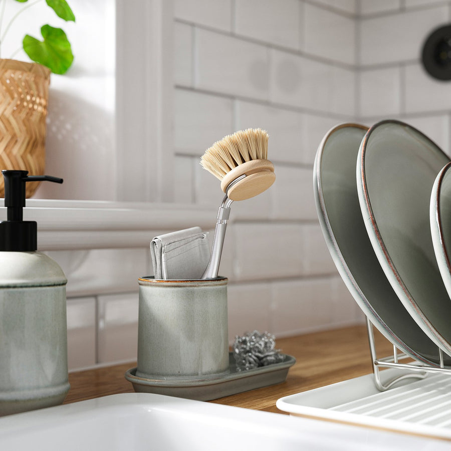 TVÅLSJÖN 3-piece bathroom set, grey