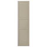 TYSSEDAL door with hinges, grey-beige, 50x195 cm
