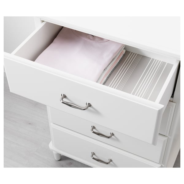 TYSSEDAL chest of 4 drawers, white, 67x102 cm
