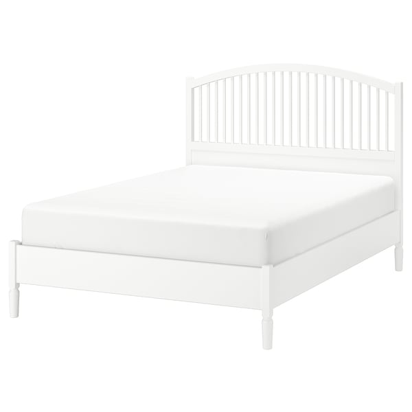 TYSSEDAL bed frame, white/Lönset, 160x200 cm