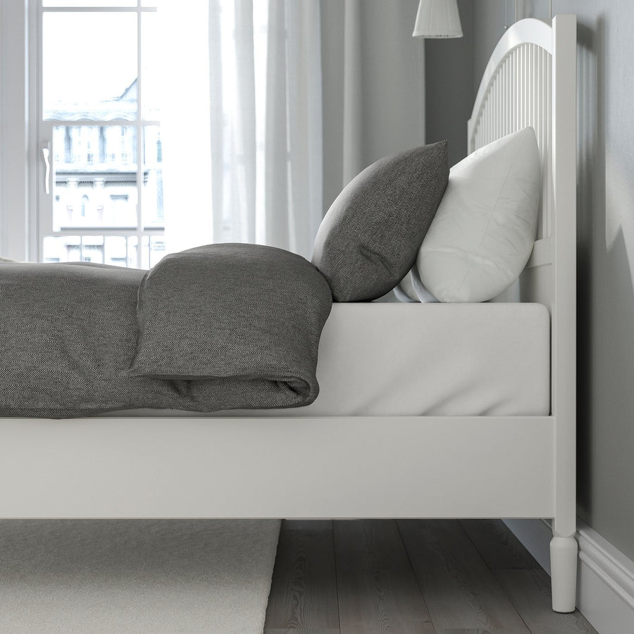 TYSSEDAL bed frame, white, 140x200 cm