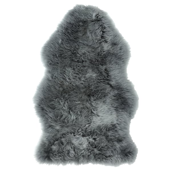 ULLERSLEV sheepskin, light grey, 85 cm