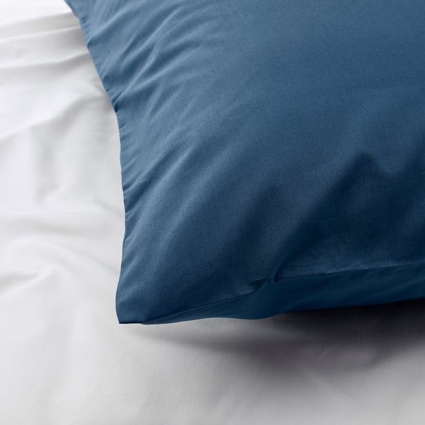 ULLVIDE pillowcase, dark blue, 50x80 cm
