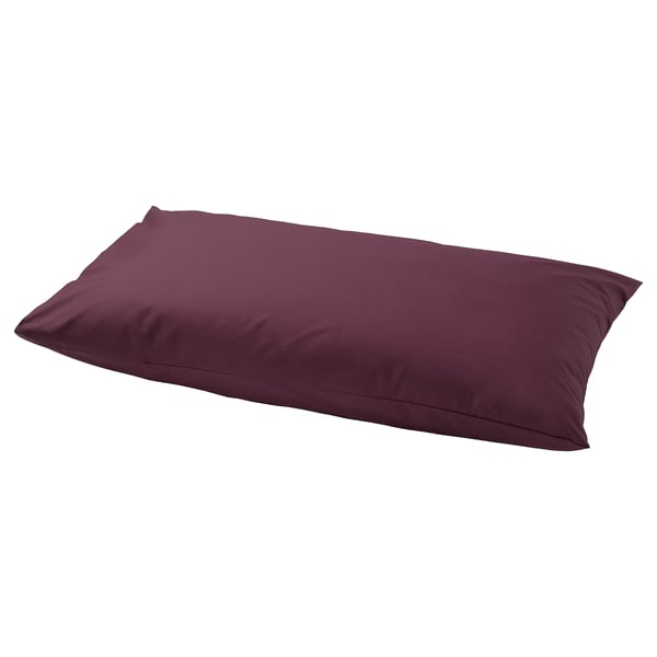 ULLVIDE pillowcase, deep red, 50x80 cm