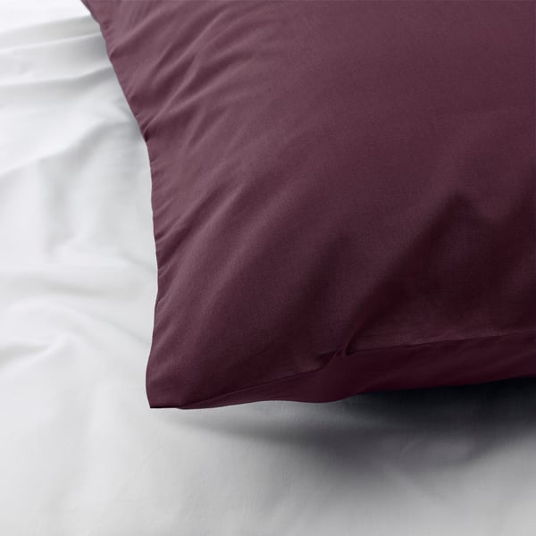ULLVIDE pillowcase, deep red, 50x80 cm