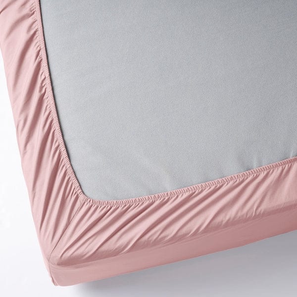 Ikea ULLVIDE - Sheet with corners, pale pink, , 180x200 cm