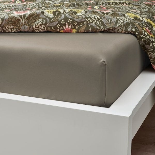 Ikea ULLVIDE - Sheet, gray-beige,150x260 cm