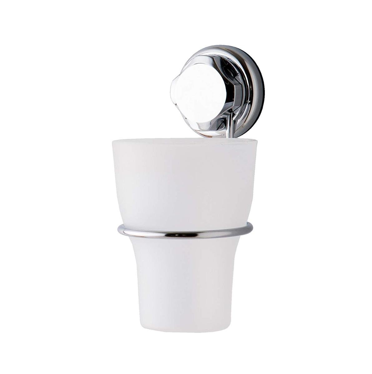 Toothbrush Holder Suction Cup BEST LOCK CHROME