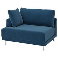 UPPÅKRA cover for 1.5-seat module, left, Samsala dark blue