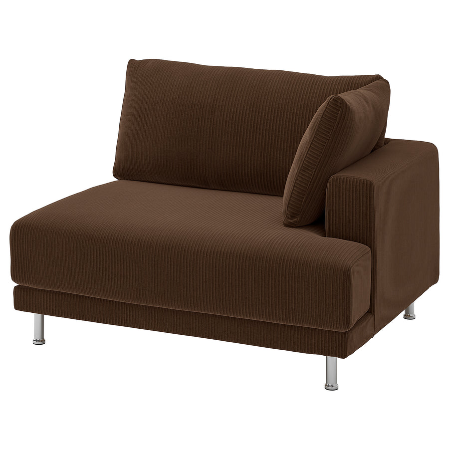 UPPÅKRA cover for 1.5-seat module, right, Samsala dark brown