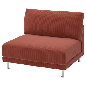 UPPÅKRA cover for 1.5-seat module, Samsala brown-red