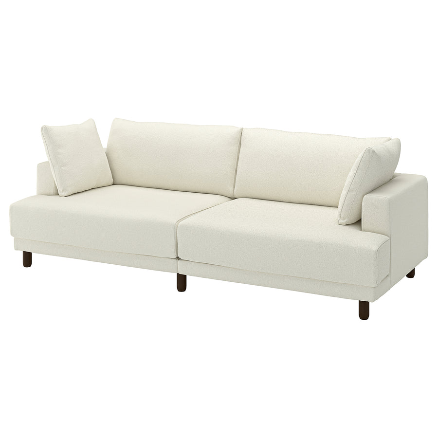 UPPÅKRA 3-seat modular sofa, Axvall off-white, 254x95x107 cm