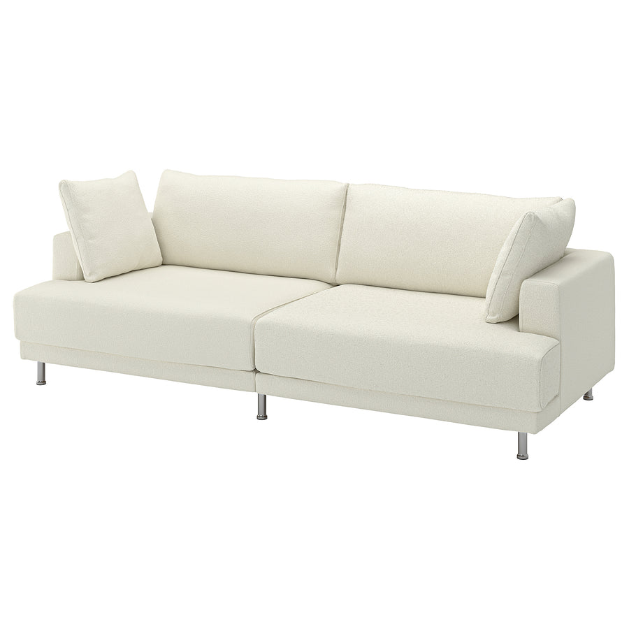 UPPÅKRA 3-seat modular sofa, Axvall off-white, 254x95x107 cm