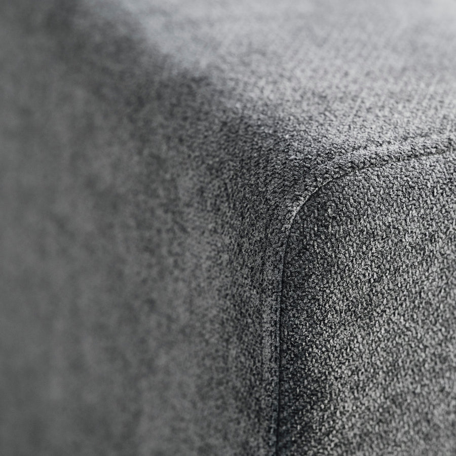 UPPÅKRA 4,5-seat modular sofa, with chaise longue, right/Johanneshov dark grey, 364x95x180 cm